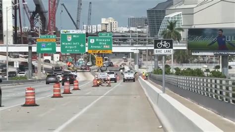 Us 1biscayne Boulevard Exit On Wb Macarthur Causeway To Be Moved Amid