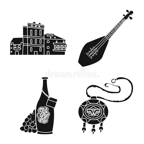 Vector Illustration Of Heritage And Originality Sign Collection Of