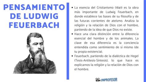 Pensamiento De Ludwig Feuerbach Resumen V Deos