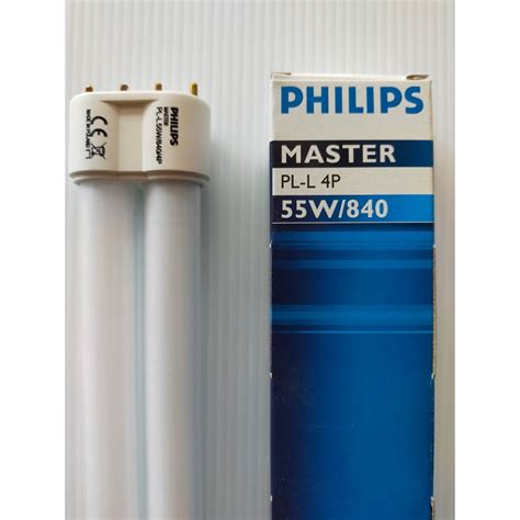 Philips Master PL L 55W 840 2G11 4pin Cool White 4000K Compact