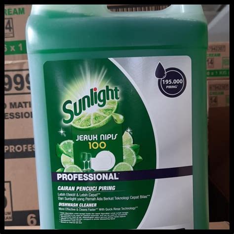 Jual Sunlight 5 Liter 5lt Sabun Cuci Piring Jerigen Galon Shopee