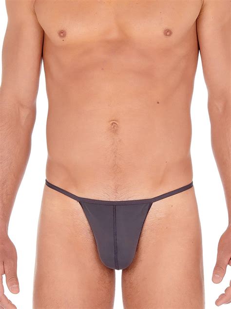 HOM Plumes G String Anthrazit Dexer Maenner Unterwaesche