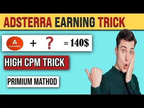 Adsterra Earning Tricks Adsterra High Cpm Direct Link Earning