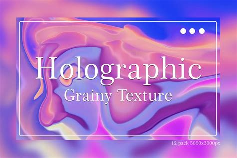 Holographic Liquid Grainy Background Graphic By Artnoy Creative Fabrica