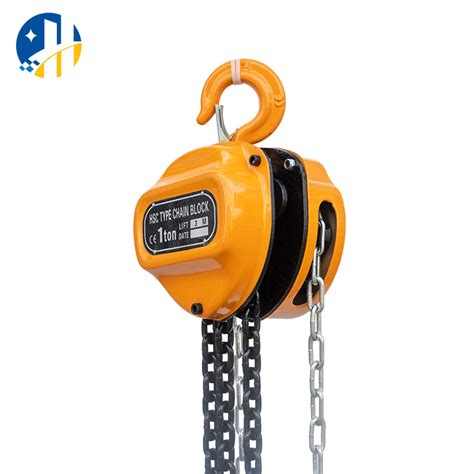 Hsc Manual Chain Block Hoist 1 Ton Chain Pulley Hoist Lifting Heigh 3m