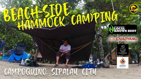 Beach Hammock Camping Campoquino Sipalay City YouTube