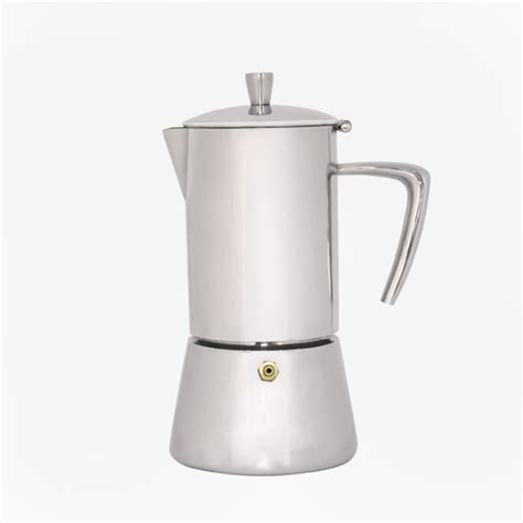 Mocha Coffee Pot Stainless Steel Hand Drip Coffee Pot Stovetop Coffee ...