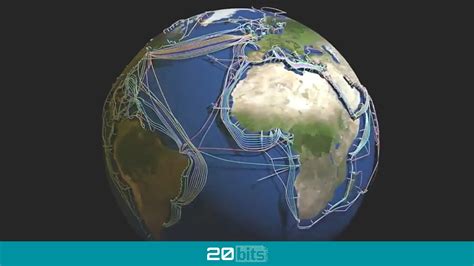 Este Mapa En D Muestra Todos Los Cables Submarinos Que Actualmente