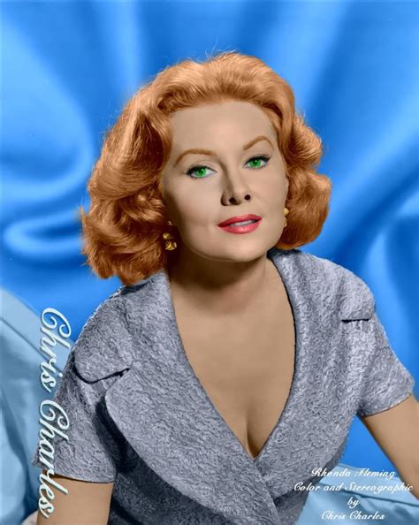 Rhonda Fleming Color Conversion In Bit Stereographic By Chris