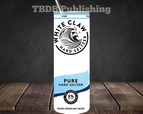 White Claw Tumbler Wrap Think Big Dream Big Publishing