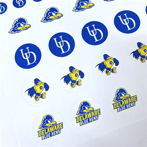 University of Delaware Logo Sticker Sheet – National 5 and 10