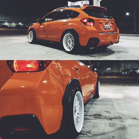 I did the unthinkable and stanced a Subaru XV Crosstrek. 18x10 +30 (245