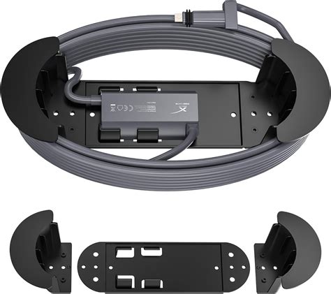 Msaff Starlink Ethernet Cable Caddy With Adapter Holder Wall Mountable