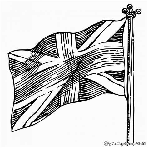 British Flag Coloring Pages - Free & Printable!