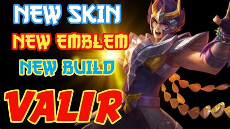 Tank Emblem Valir Gameplay Valir Best Build Valir Mobile Legends