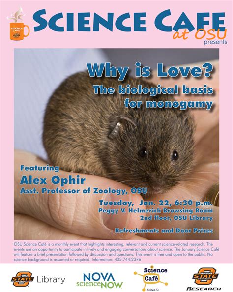 Osu Science Cafe Presents Why Is Love The Biological Basis For