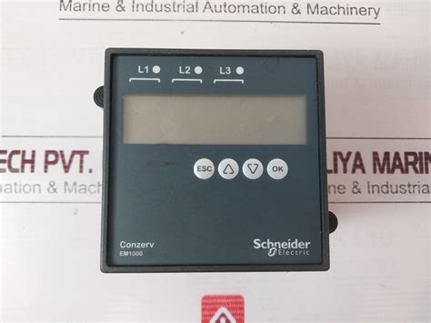 Schneider Electric Conzerv Em Power And Energy Meter Aeliya Marine