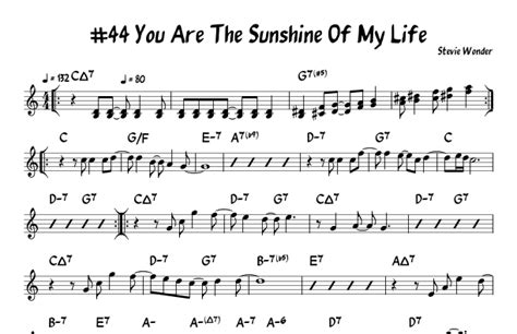 You Are The Sunshine Of My Life Arr John Fries By Stevie Wonder