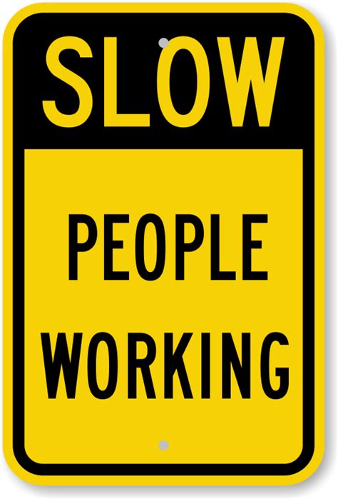 Men At Work Signs