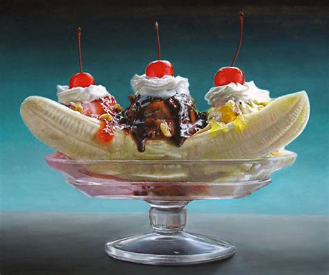 hyper realistic food painting by Tjalf Sparnaay ~ ideas art and projects craft