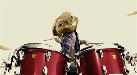 Easter Bunny Playing the Drums from Hop Movie Desktop Wallpaper