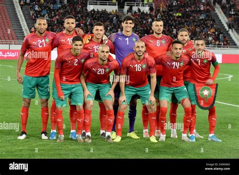 Moroccan Team Morocco Football Banque De Photographies Et Dimages à