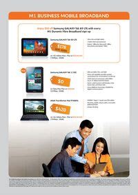 M Broadband Page Brochures From Sitex Singapore On Tech Show