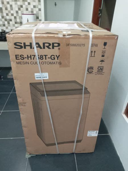 Jual Sharp Mesin Cuci Top Loading Kg Es H T Gy Terbaru Ruparupa