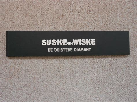 Suske En Wiske De Duistere Diamant Luxe Innen Hardcover Illegaal