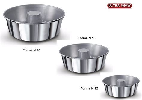 Kit Forma Pudim Números 12 16 20 Em Aluminio Polido Airfryer R 60 99