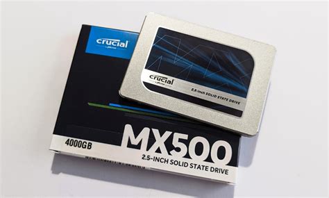 Crucial MX500 - SATA SSD with 4 TB storage capacity in test