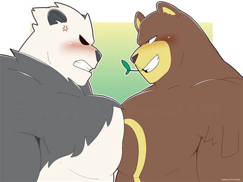 Ursaring And Pangoro Pokemon Drawn By Eddlayer Danbooru