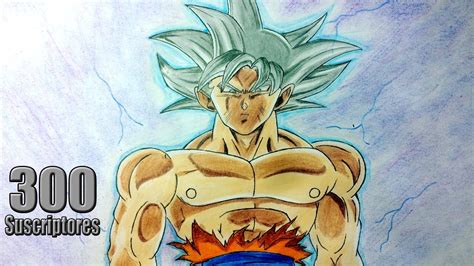 Cómo Dibujar a Goku ULTRA INSTINTO DOMINADO How To Draw Goku MASTERED