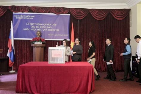 Vietnamese Embassy in Russia raises funds for flood victims | Vietnam+ ...