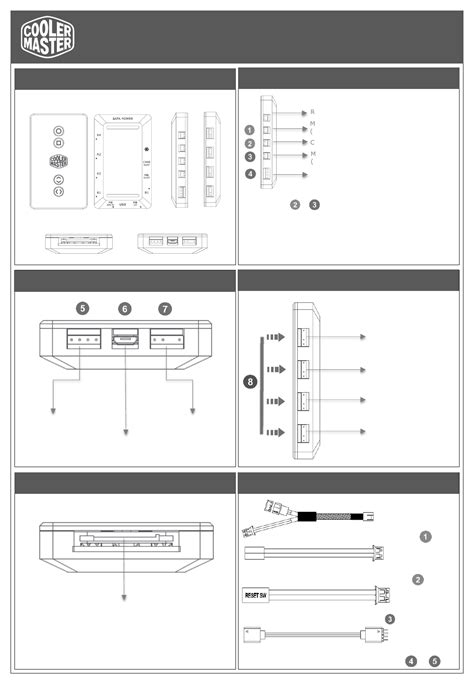 User Manual Cooler Master MasterLiquid ML240R English 2 Pages