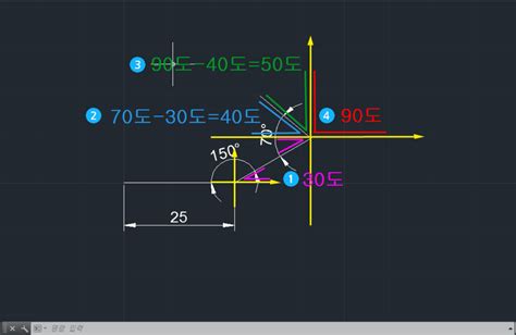Autocad오토캐드 각도계산하기 네이버 블로그