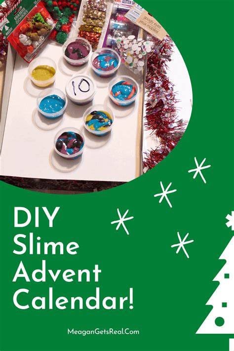 Slime Advent Calendar Open A New Sensory Slime Each Day