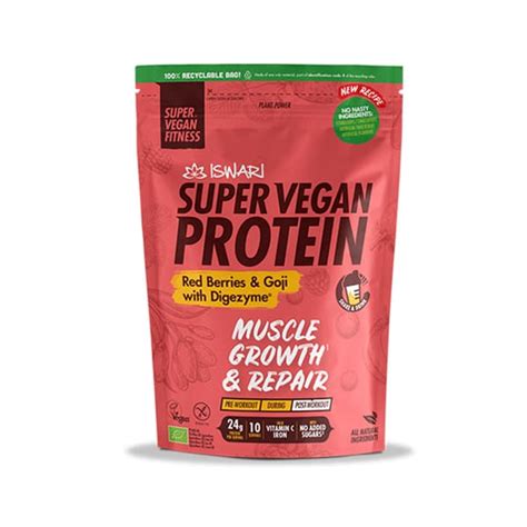 Super Vegan Protein Frutti Rossi E Goji Con Digezyme G Iswari