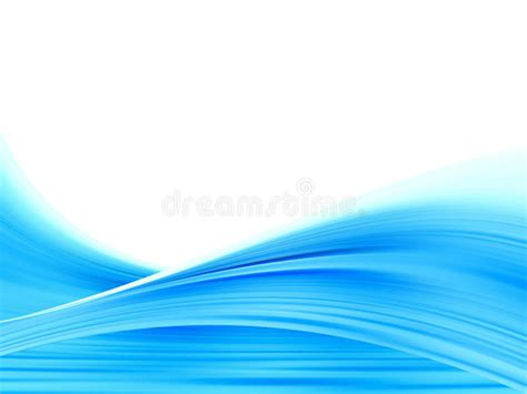 Fondo Fl Ido Azul Abstracto Del Dise O De La Onda Del Vector