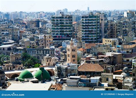 Aerial Panorama View To Tripoli City , Lebanon Editorial Image - Image ...