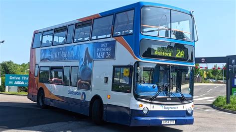 Stagecoach South East Gx Dvt Dennis Trident Alx Youtube