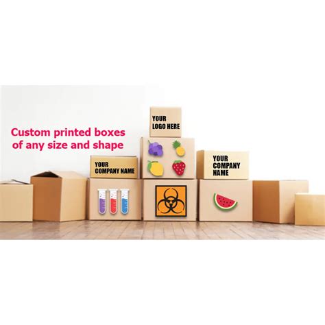 Wholesale Custom Printed Shipping Boxes With Logo Bluerose Packaging