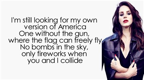 Lana Del Rey Looking For America Lyrics Lyric Video Youtube