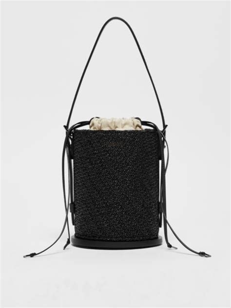 Max Mara BUCKET Crochet Archetipo Bucket Bag REVERSIBLE