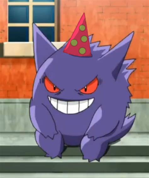 Lonely Gengar Birthday | Pokémon | Gengar pokemon, Gengar, Cute pokemon