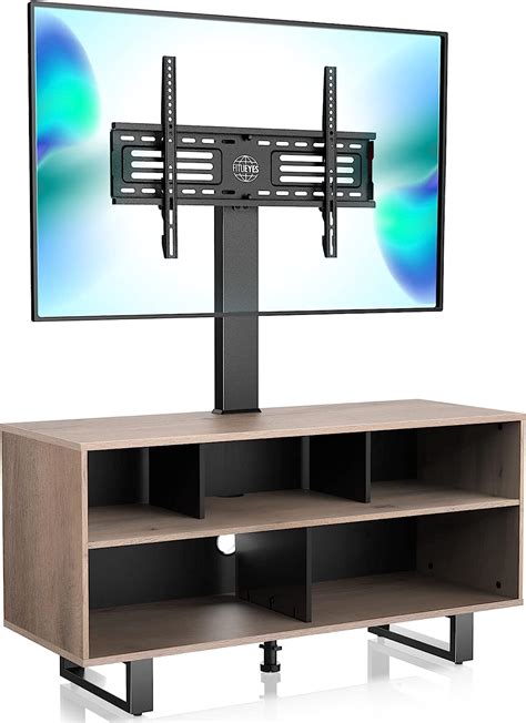 Fitueyes Tv St Nder Mit Halterung Tv Schrank Aus Holz Tv Standfu F R