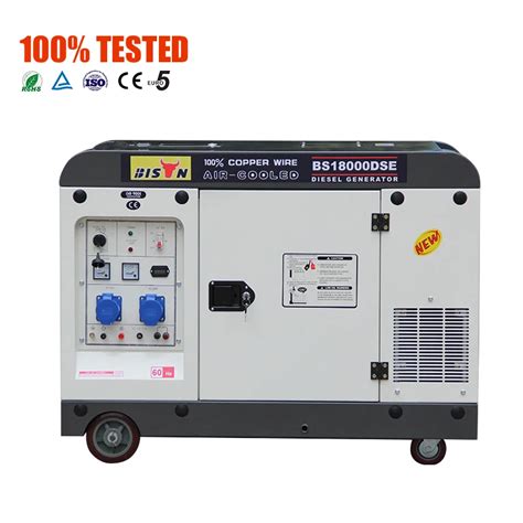 Bison Manufacture 240v 415v 50hz 12kw 12000watt Back Up Diesel