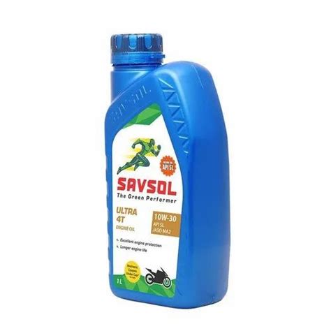 Litre Savsol Utra T W Bike Engine Oil Packaging Type Bottle At