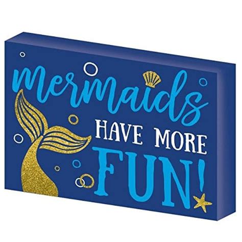 Mermaids Have More Fun Standing Sign Ultimate Party Super Stores