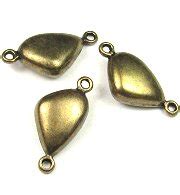 Antique Bronze Toned Connectors Mm Approx Pcs My Beads